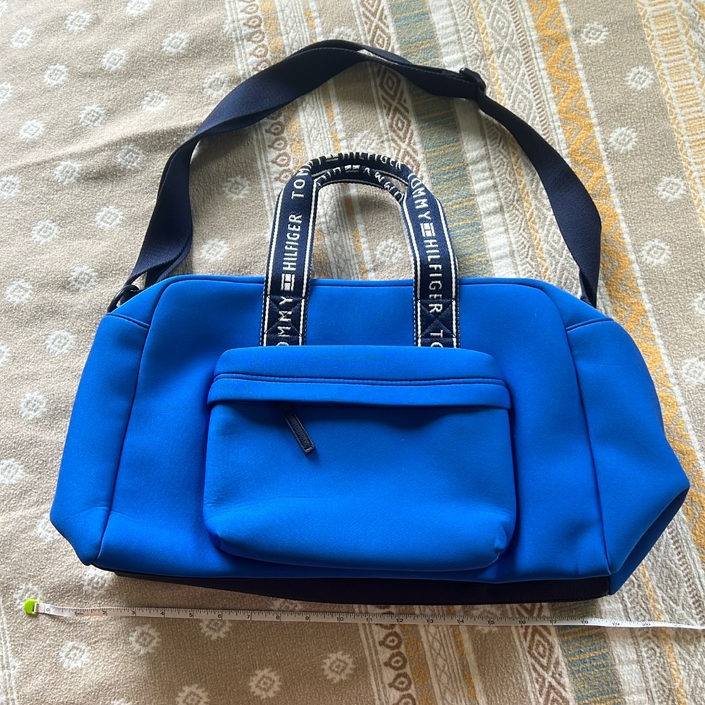 Tommy Hilfiger neoprene weekender bag, new with tags